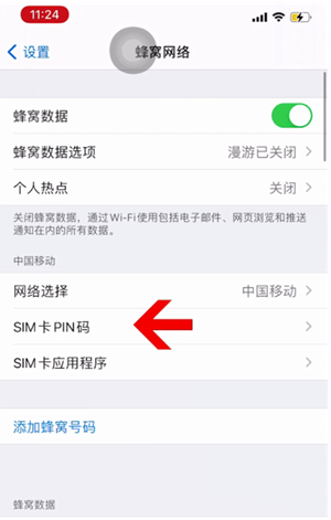 河东区街道苹果14维修网分享如何给iPhone14的SIM卡设置密码 