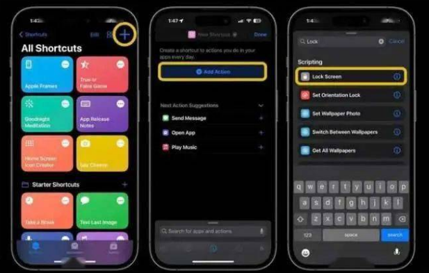 河东区街道苹果14锁屏维修店分享iPhone14升级iOS16.4后如何创建锁屏快捷方式 