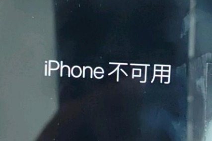 河东区街道苹果服务网点分享锁屏界面显示“iPhone 不可用”如何解决 